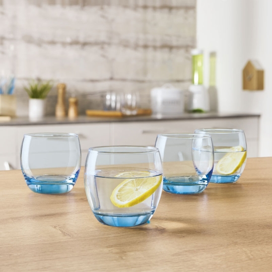 J1584 - Ly thấp TT Luminarc Salto xanh dương 320ml
