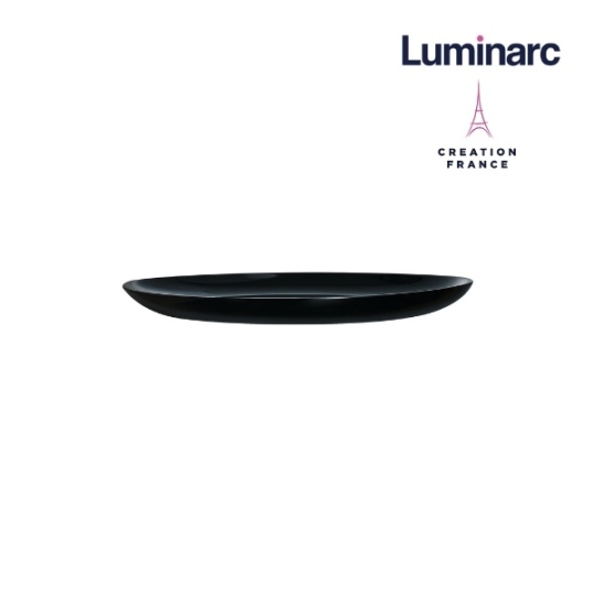 P0786 - Dĩa tròn cạn TT Luminarc Diwali đen 27cm