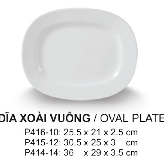 Dĩa CN P416, P415, P414