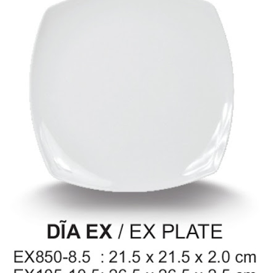 Dĩa vuông EX10.5, EX8.5