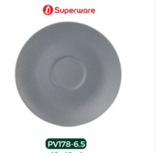 Dĩa lót chén PV178 dark grey