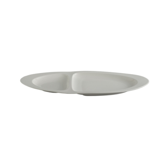 Dĩa oval hai ngăn 40 cm - Gourmet Ly's