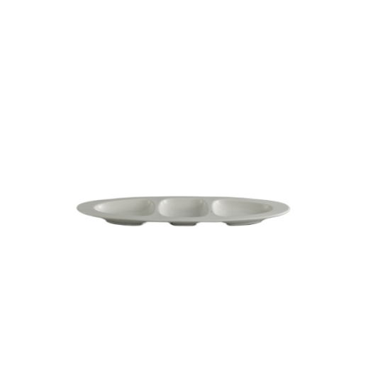 Dĩa oval ba ngăn 28 cm - Gourmet Ly's