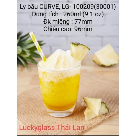 Ly bầu lùn LG 100209 (30001) - 260ml